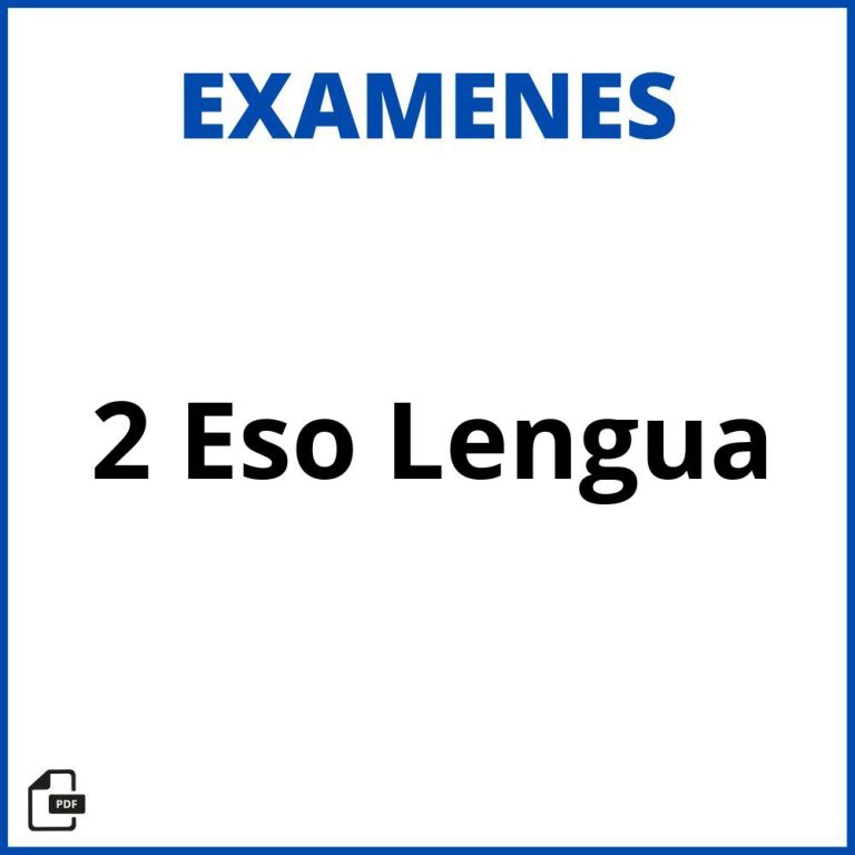 2024 Examen Lengua 1 Eso Con Soluciones