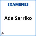 Examenes Ade Sarriko Resueltos Soluciones