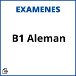 Examen B1 Alemán Pdf Soluciones Resueltos