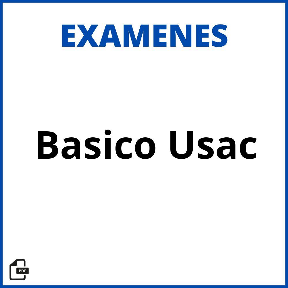 Examen Basico Usac