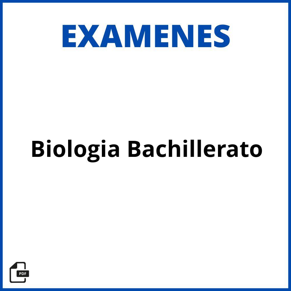 Examen Biologia Bachillerato