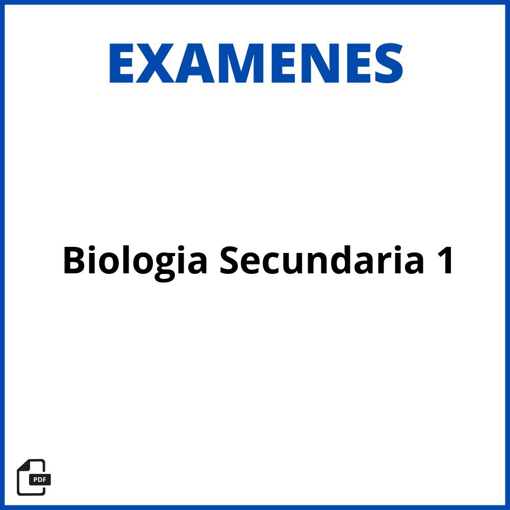 Examen De Biologia Secundaria 1