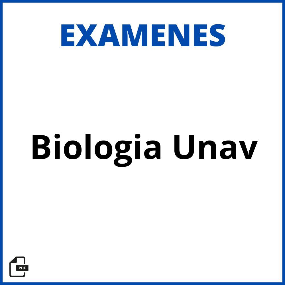 Examenes Biologia Unav