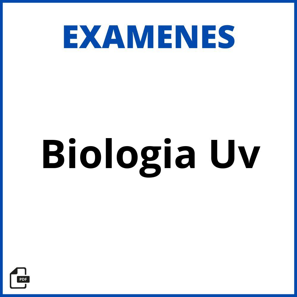 Examenes Biologia Uv