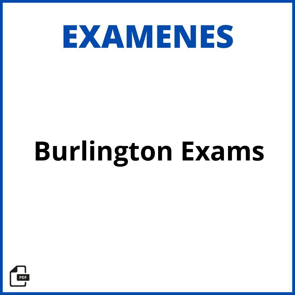 Burlington Exams