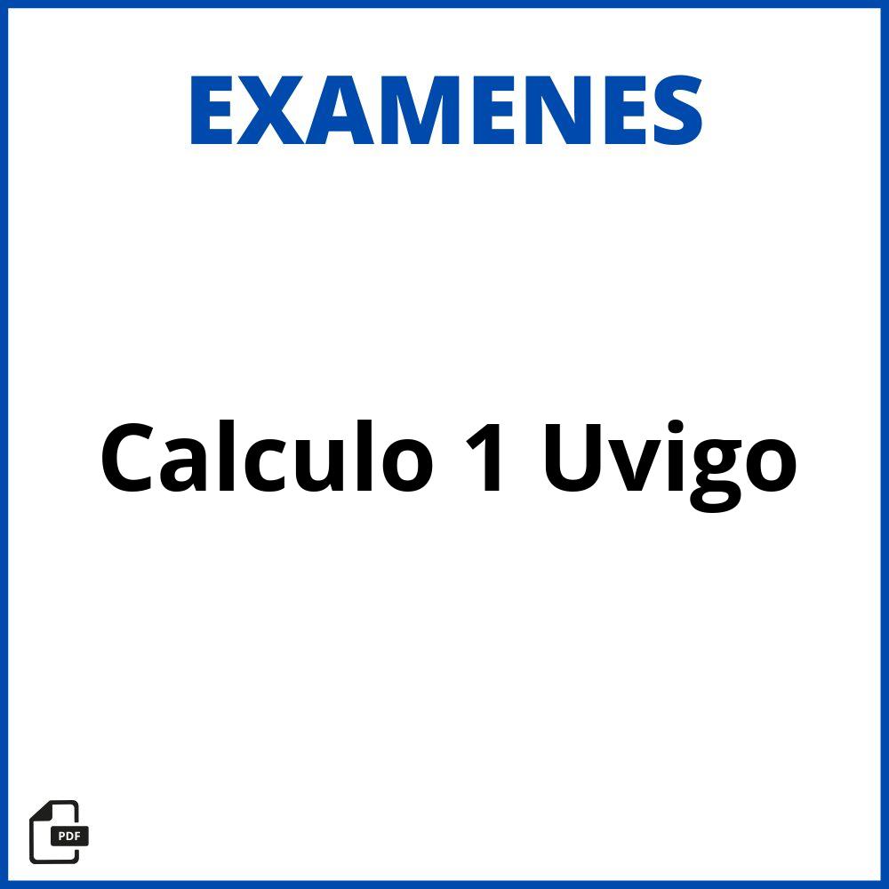 Examenes Calculo 1 Uvigo