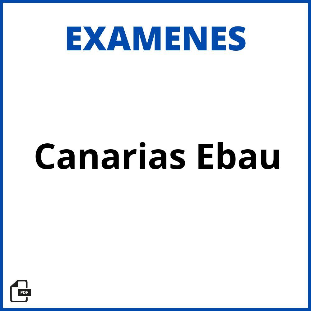 Examenes Canarias Ebau