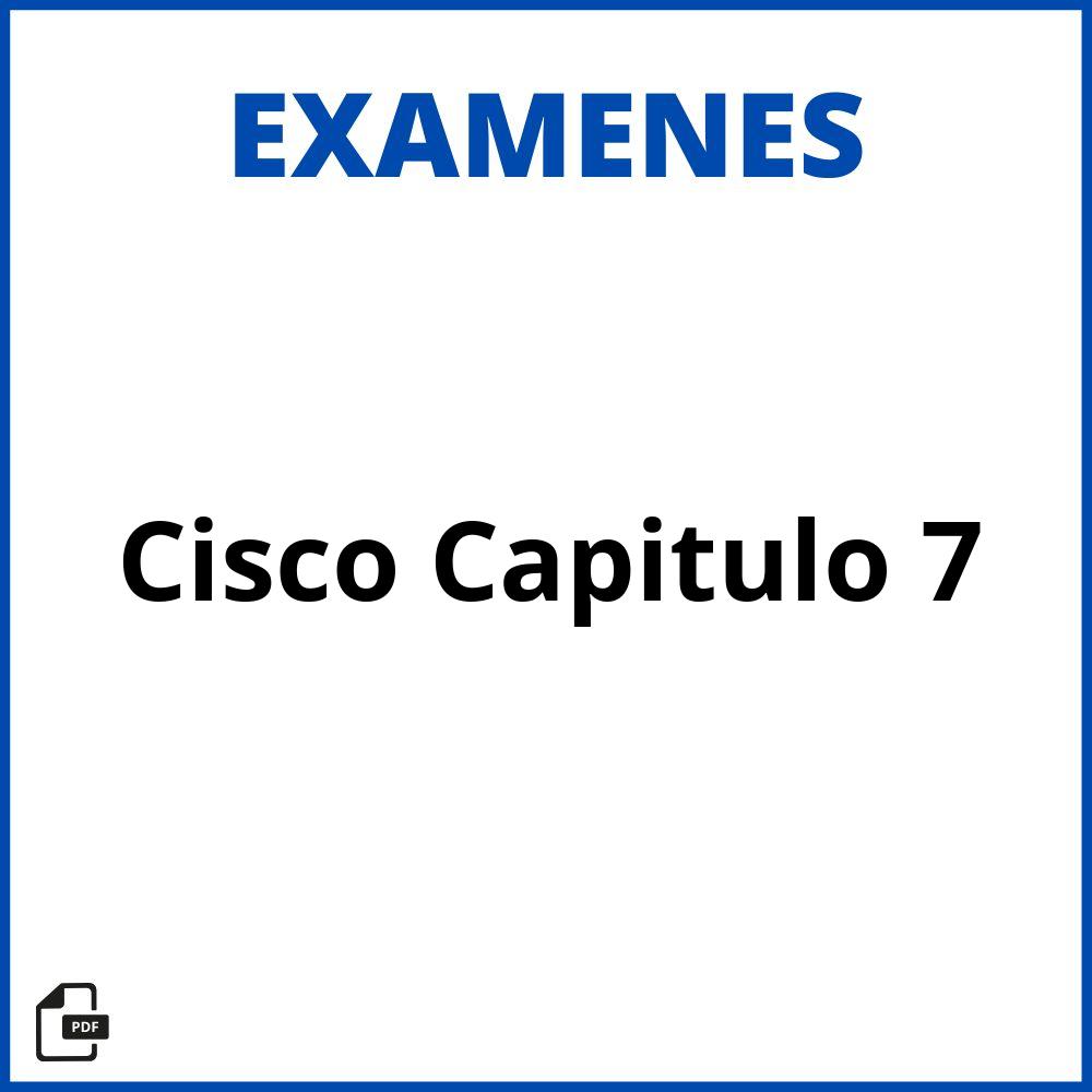 Examen Cisco Capitulo 7