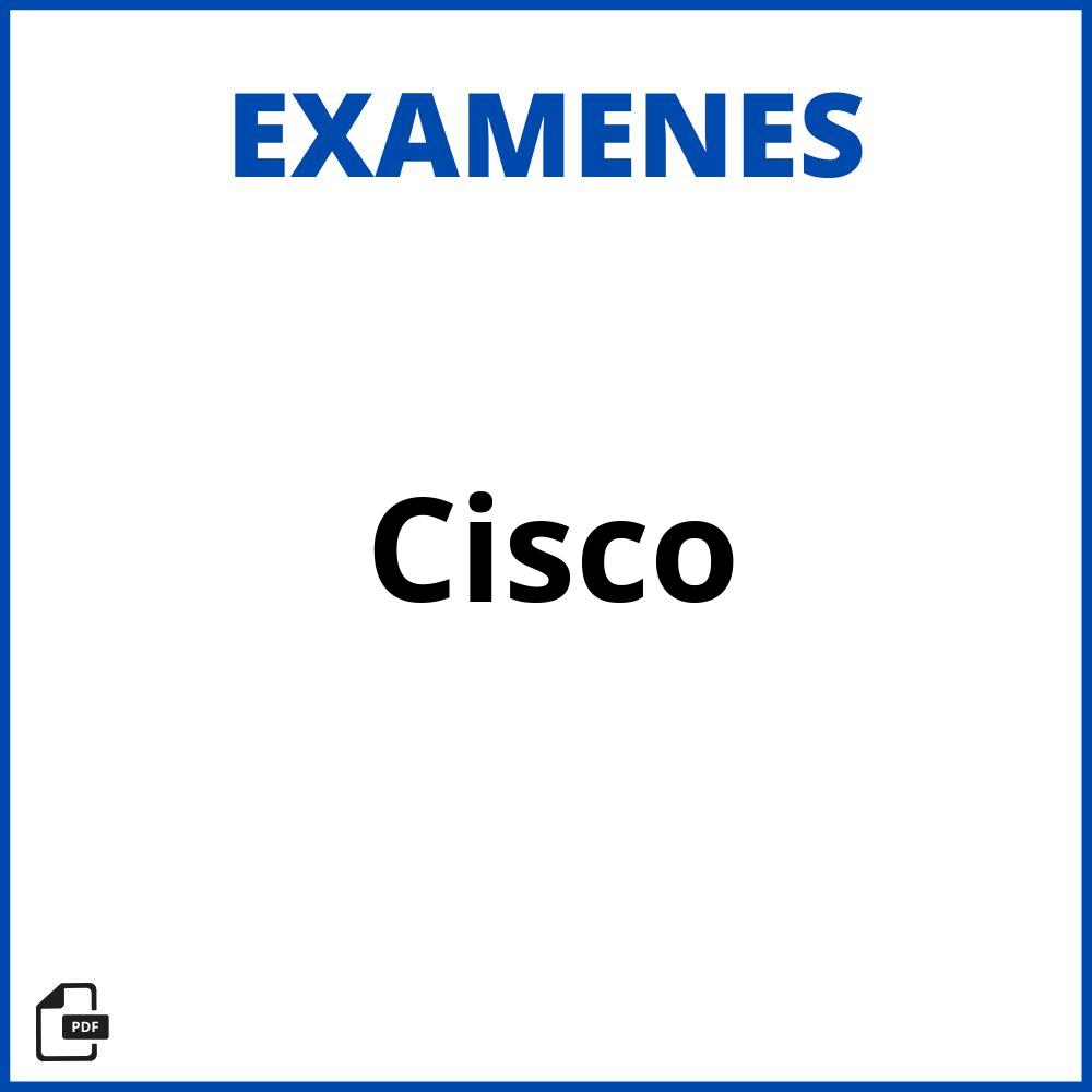 Examen Cisco