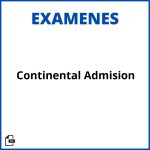 Continental Examen De Admision Soluciones Resueltos