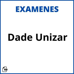 Examenes Dade Unizar Resueltos Soluciones