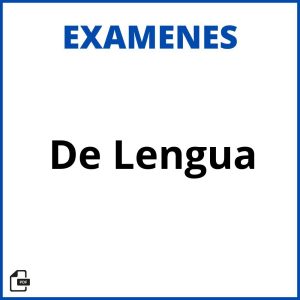 Evaluaciones De Lengua Soluciones Resueltos