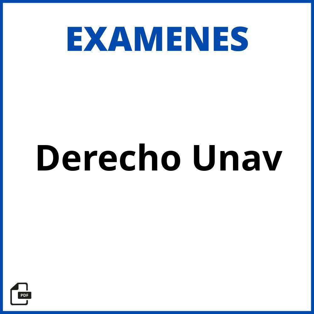 Examenes Derecho Unav