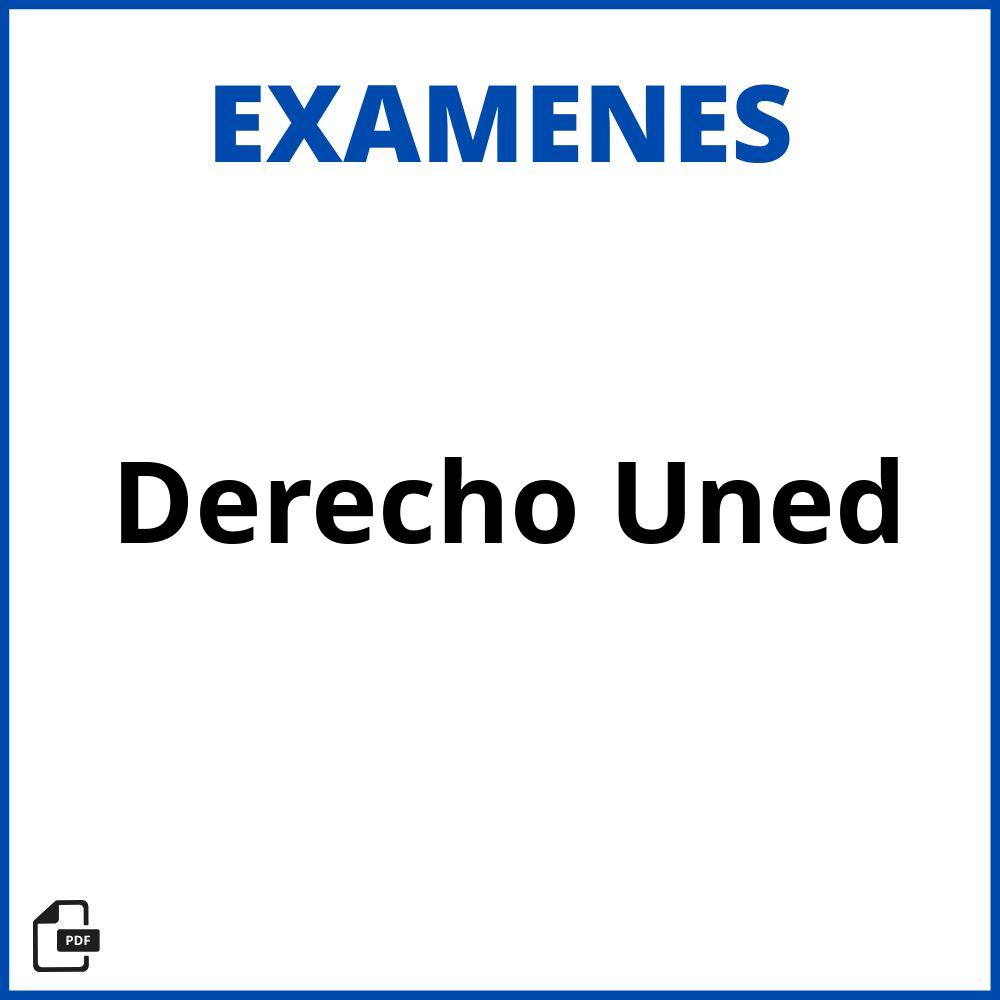 Examenes Derecho Uned