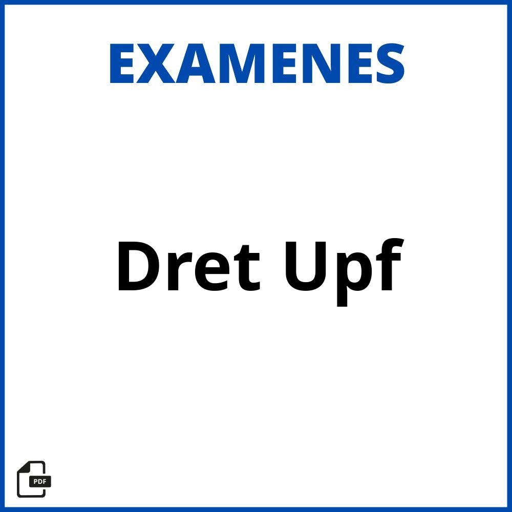 Examen Dret Upf