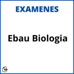 Examen Ebau Biologia Resueltos Soluciones