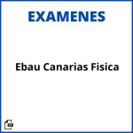 Examenes Ebau Canarias Fisica Soluciones Resueltos