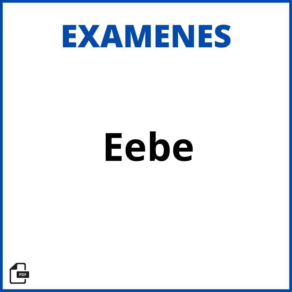 Examen Eebe