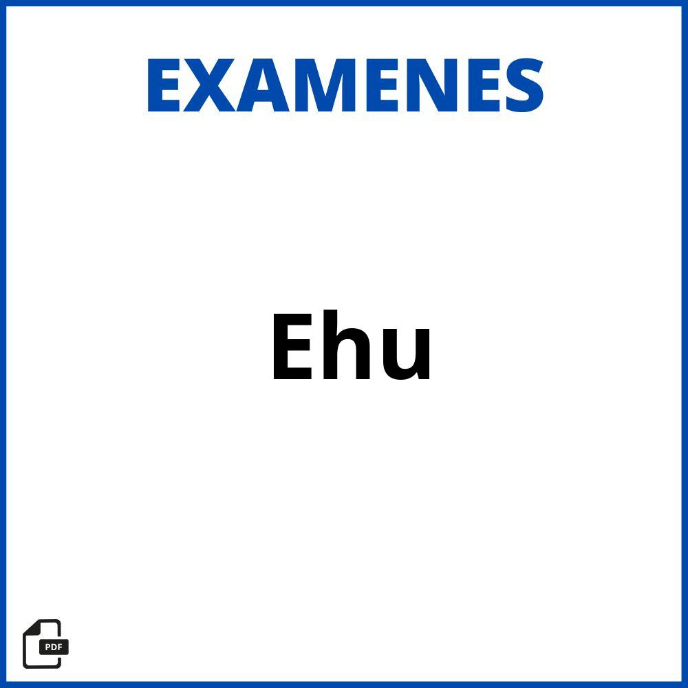 Examenes Ehu