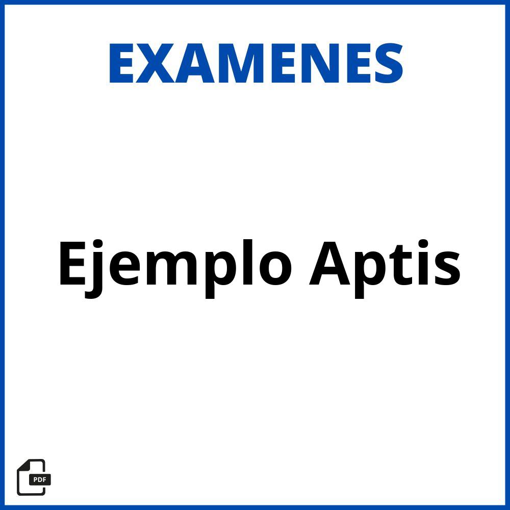 Ejemplo Examen Aptis