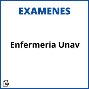 Examenes Enfermeria Unav Resueltos Soluciones