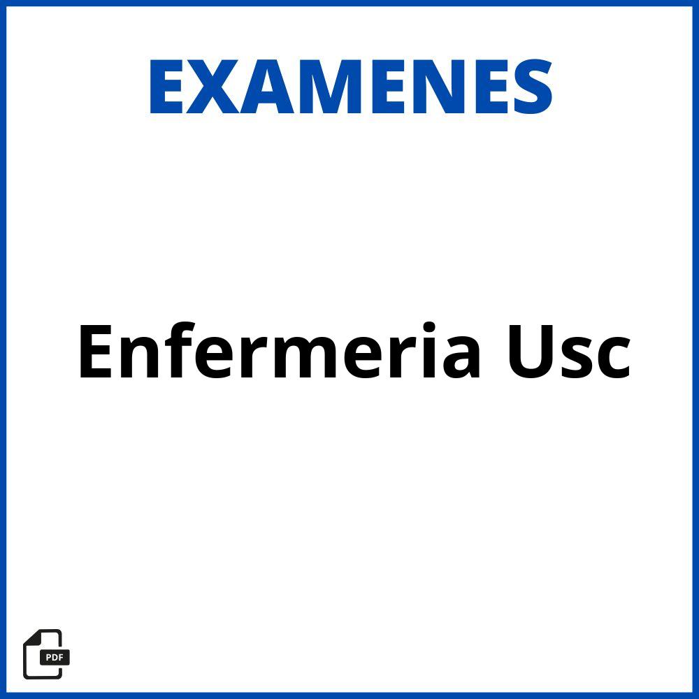 Examenes Enfermeria Usc