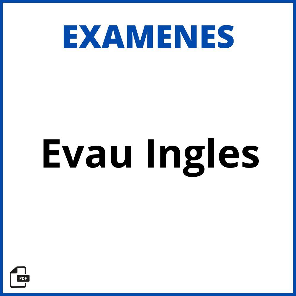 Evau Examen Ingles