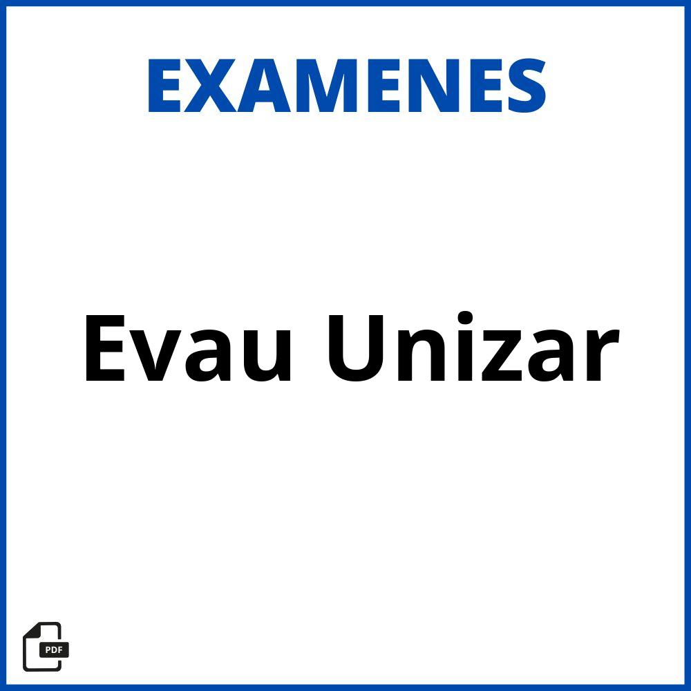 Examenes Evau Resueltos Unizar