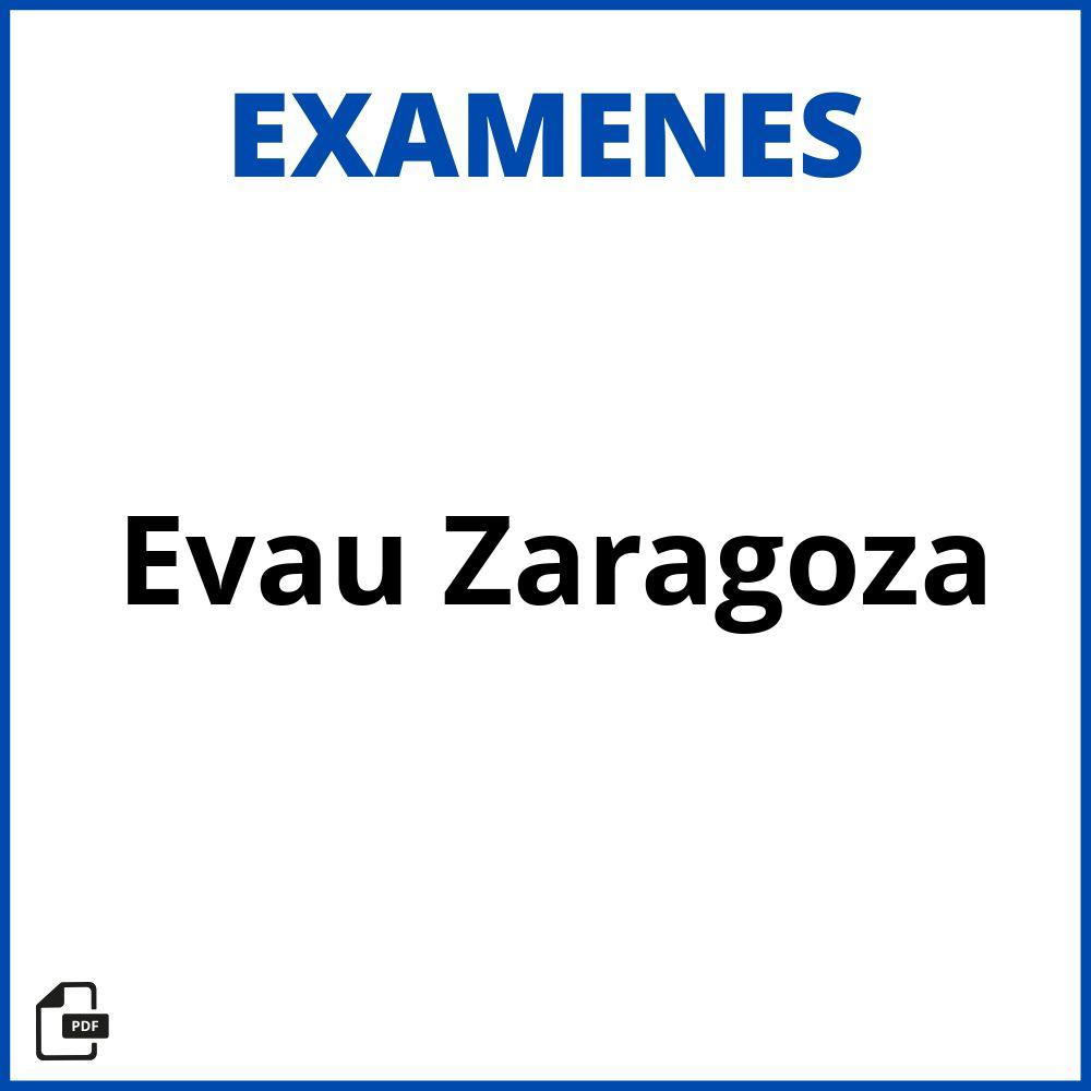 Examenes Evau Zaragoza 2023