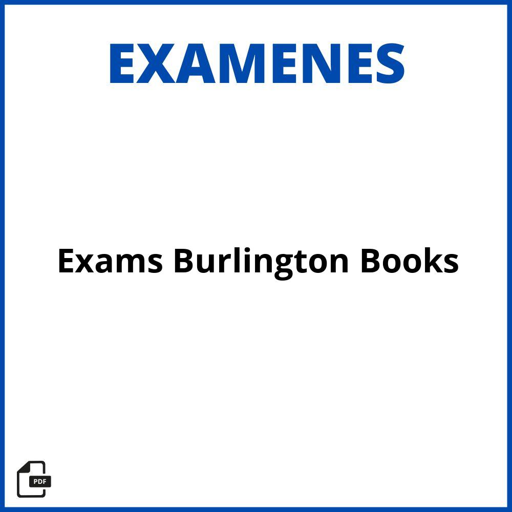Exams Burlington Books
