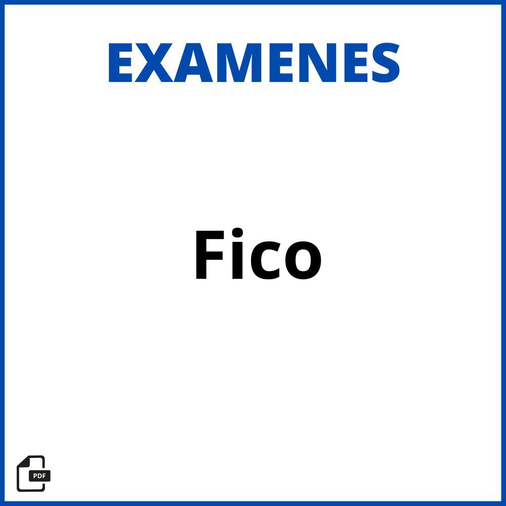 Examenes Fico