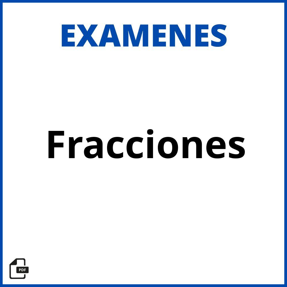 Evaluacion De Fracciones