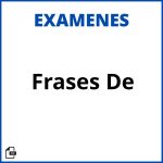 Frases De Examen Resueltos Soluciones