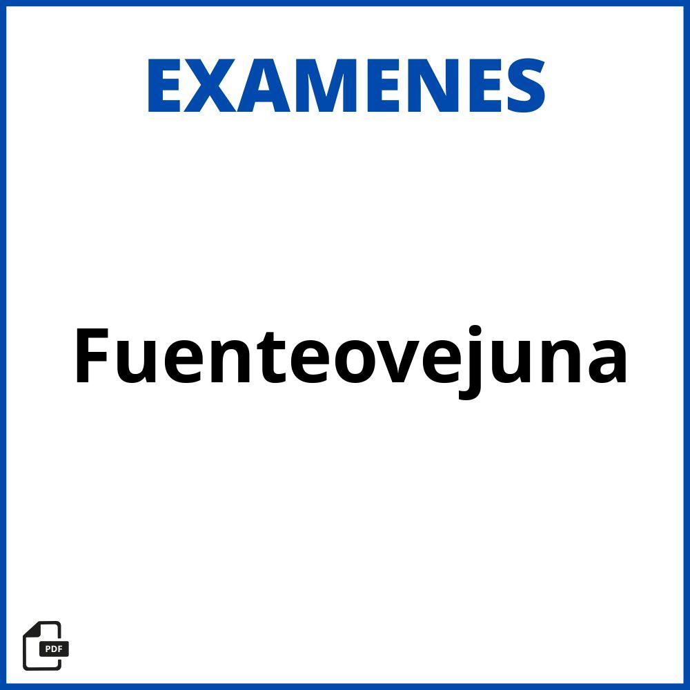 Examen Fuenteovejuna