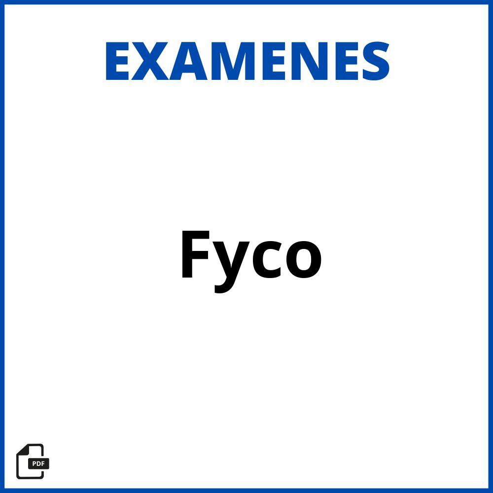 Examenes Fyco