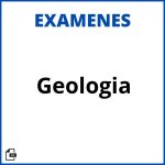 Examenes De Geologia Soluciones Resueltos