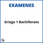 Examen De Griego 1 Bachillerato Resueltos Soluciones Resueltos