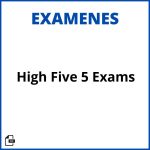 High Five 5 Exams Pdf Soluciones Resueltos