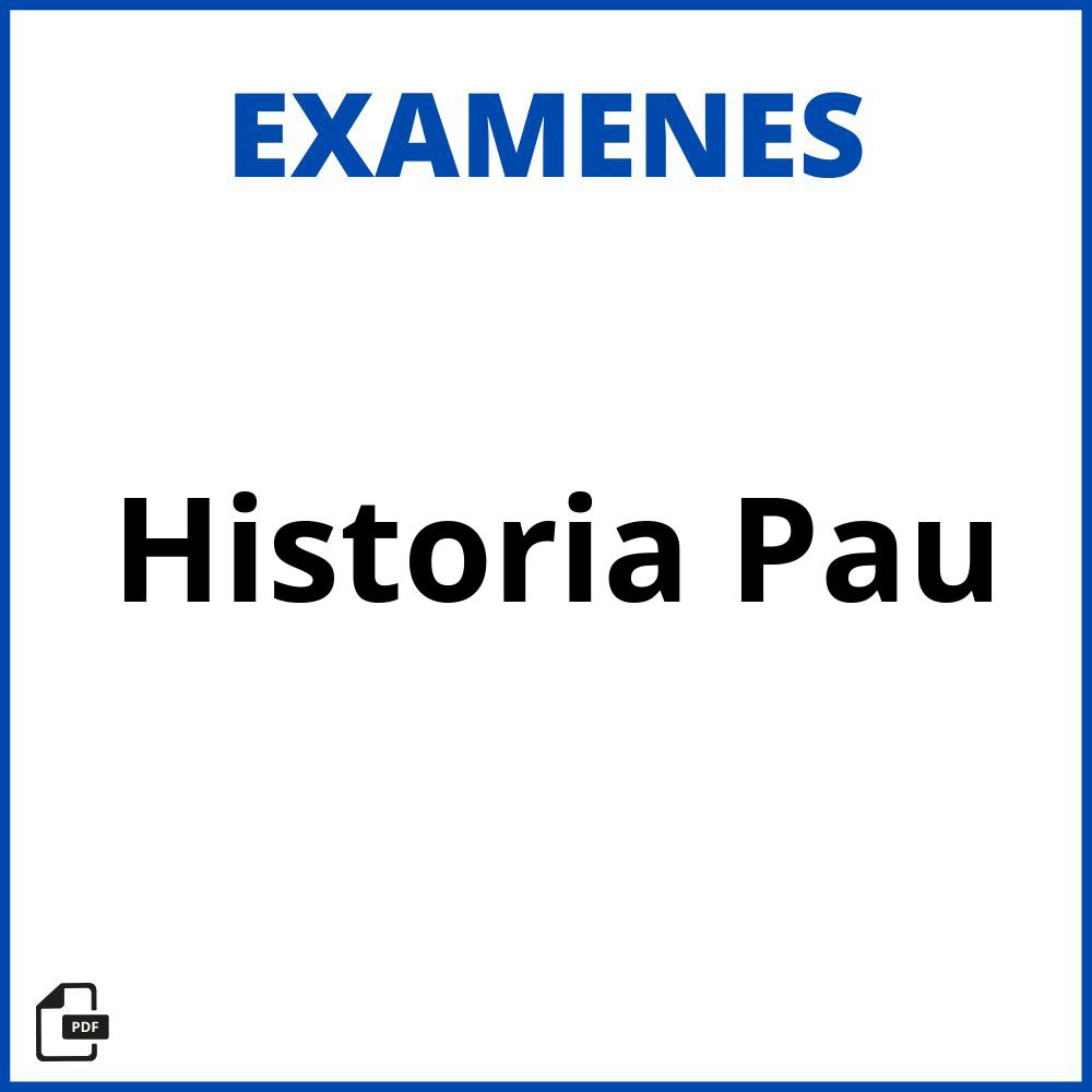 Examen Historia Pau