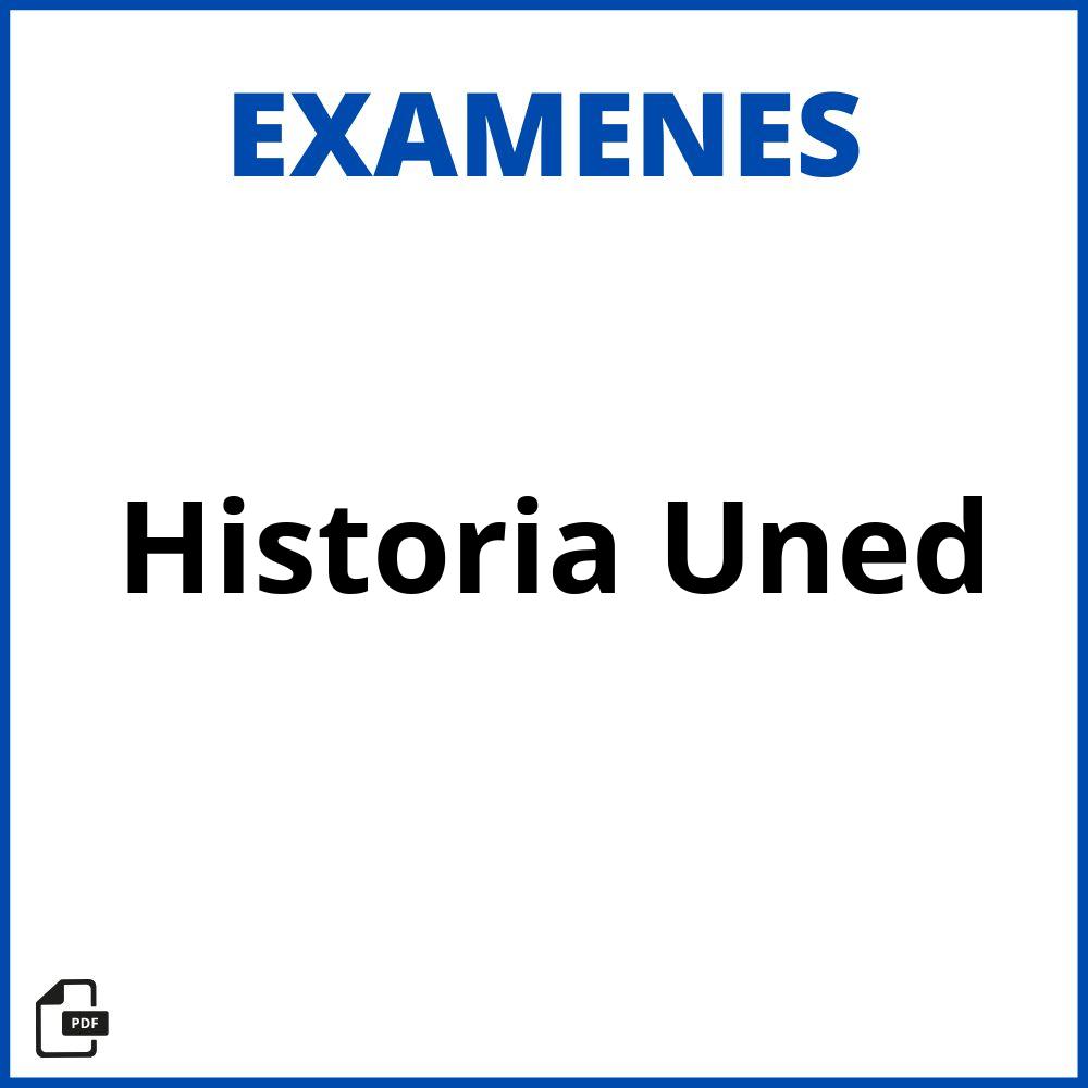 Examenes Historia Uned