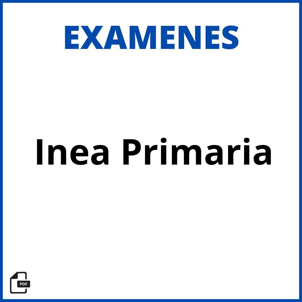 Examen Inea Primaria 2023