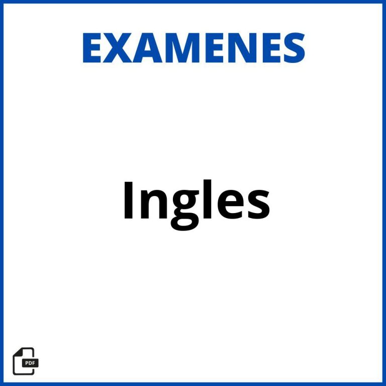 2026 Exámenes Inglés 2 Eso Pdf Con Soluciones