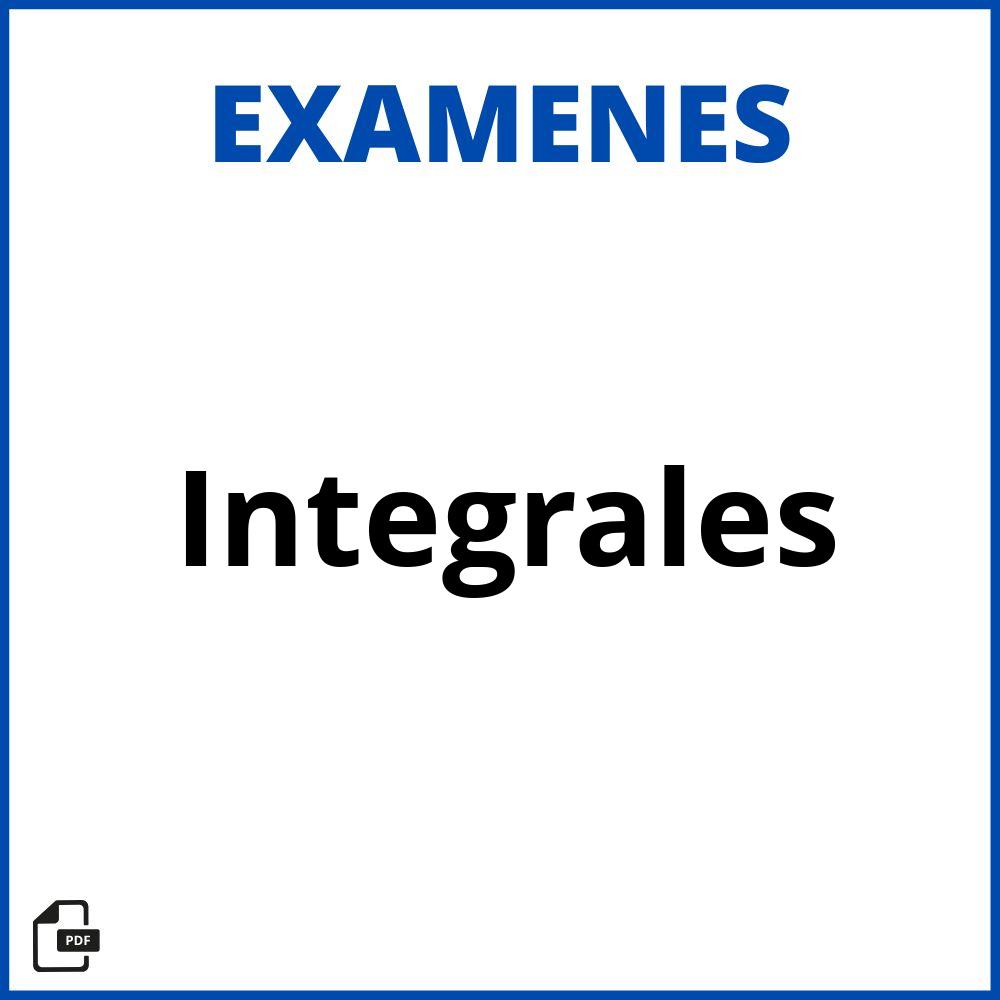 Examen Integrales