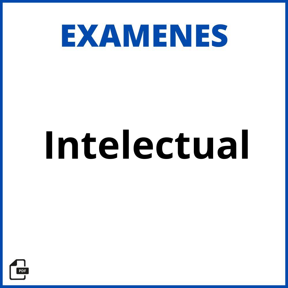 Examen Intelectual