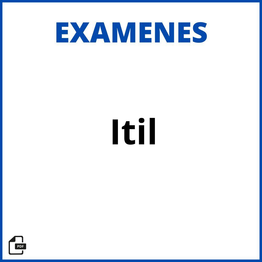 Examen De Itil