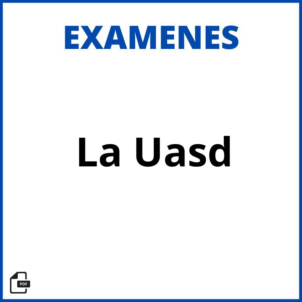 Examen De La Uasd