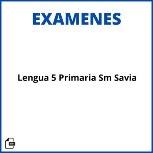 Evaluación Lengua 5 Primaria Sm Savia Pdf Soluciones Resueltos
