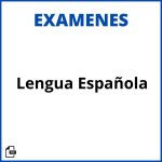 Examen De Lengua Española Soluciones Resueltos