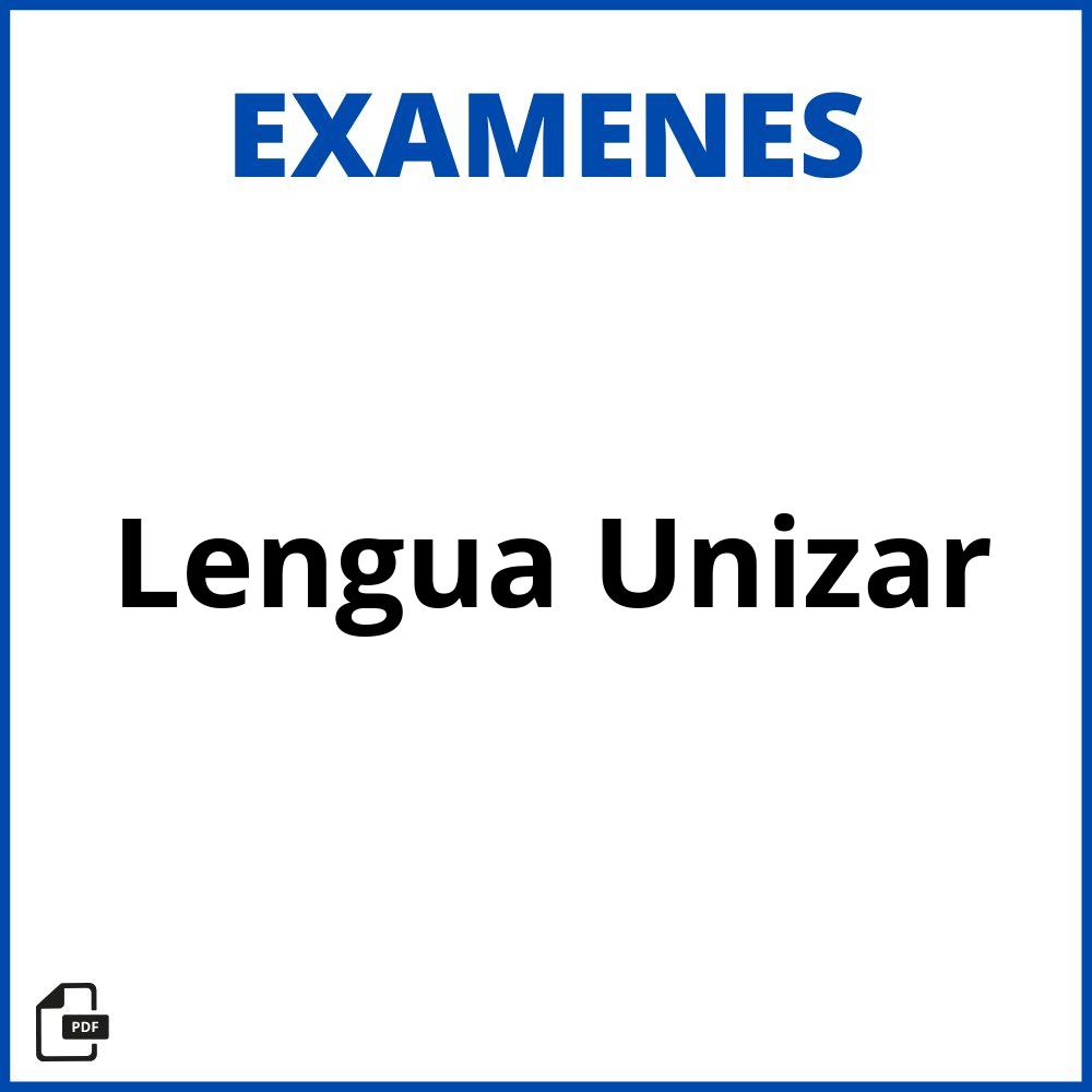 Examenes Lengua Unizar