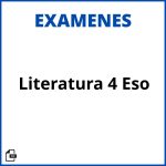 Examen Literatura 4 Eso Soluciones Resueltos